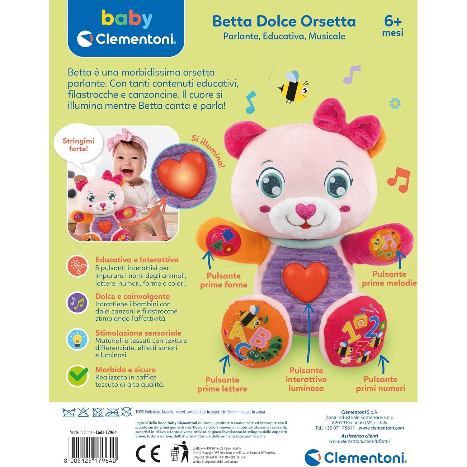 Clementoni - Baby Betta Dolce Orsetta