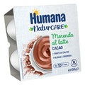 Humana - Merenda Latte Cacao: Confezione 4X100 gr