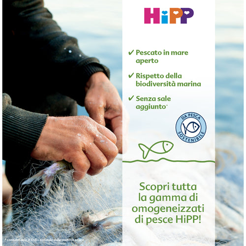 Hipp - Omogeneizzato Pesce Merluzzo Con Carote E Patate: Confezione 4x80 gr