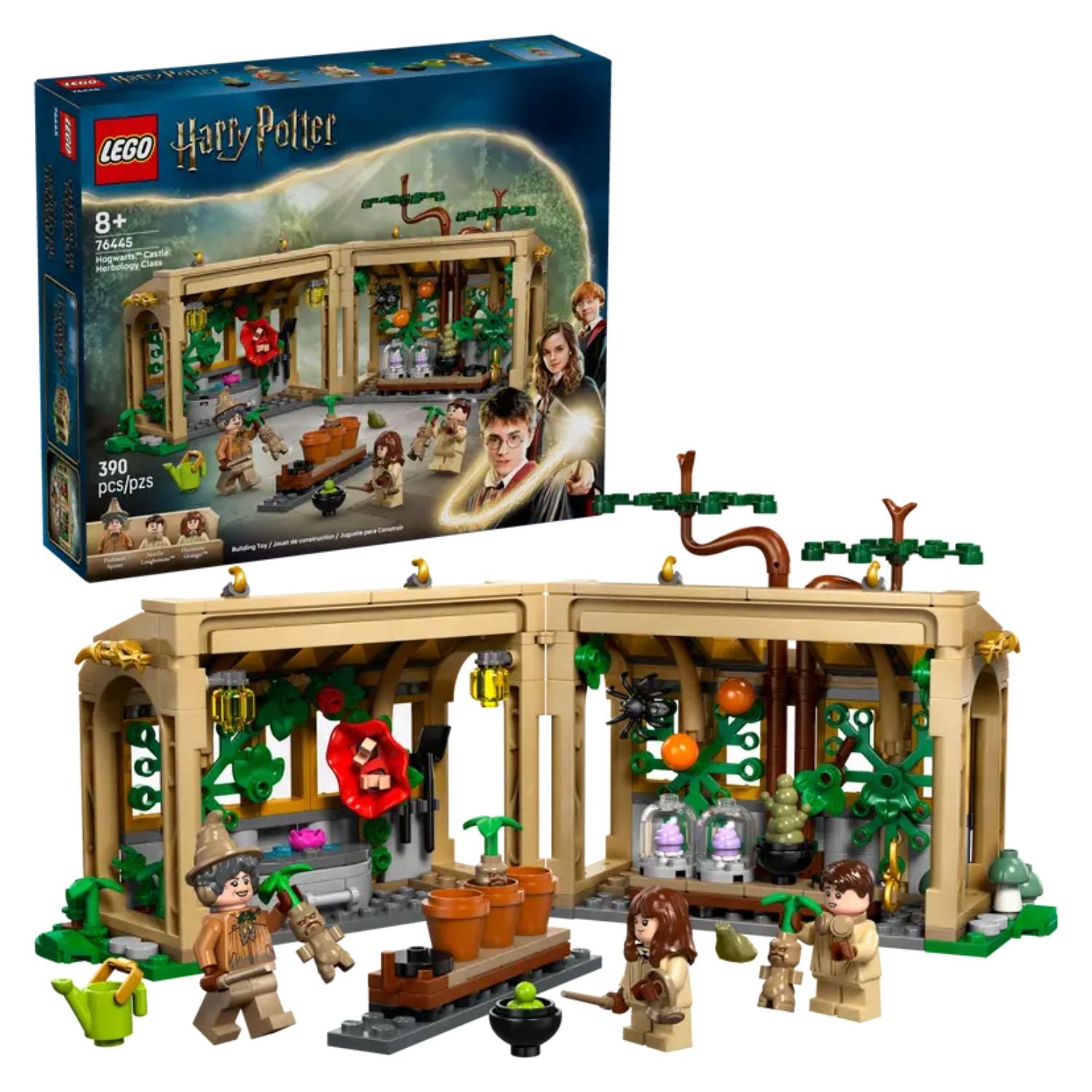 LEGO - Harry Potter Castello di Hogwarts: lezione di erbologia 76445