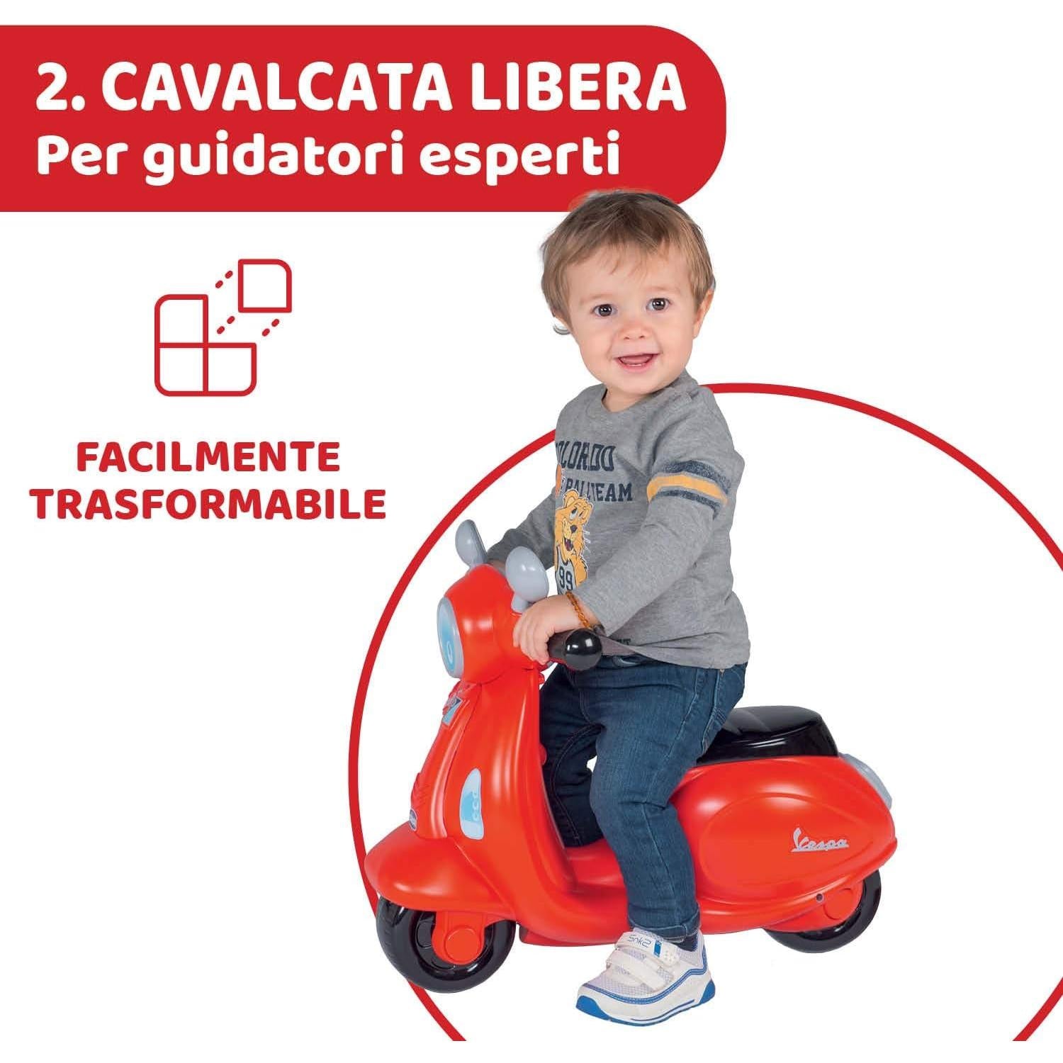 Chicco - Vespa Primavera Cavalcabile Evolutivo