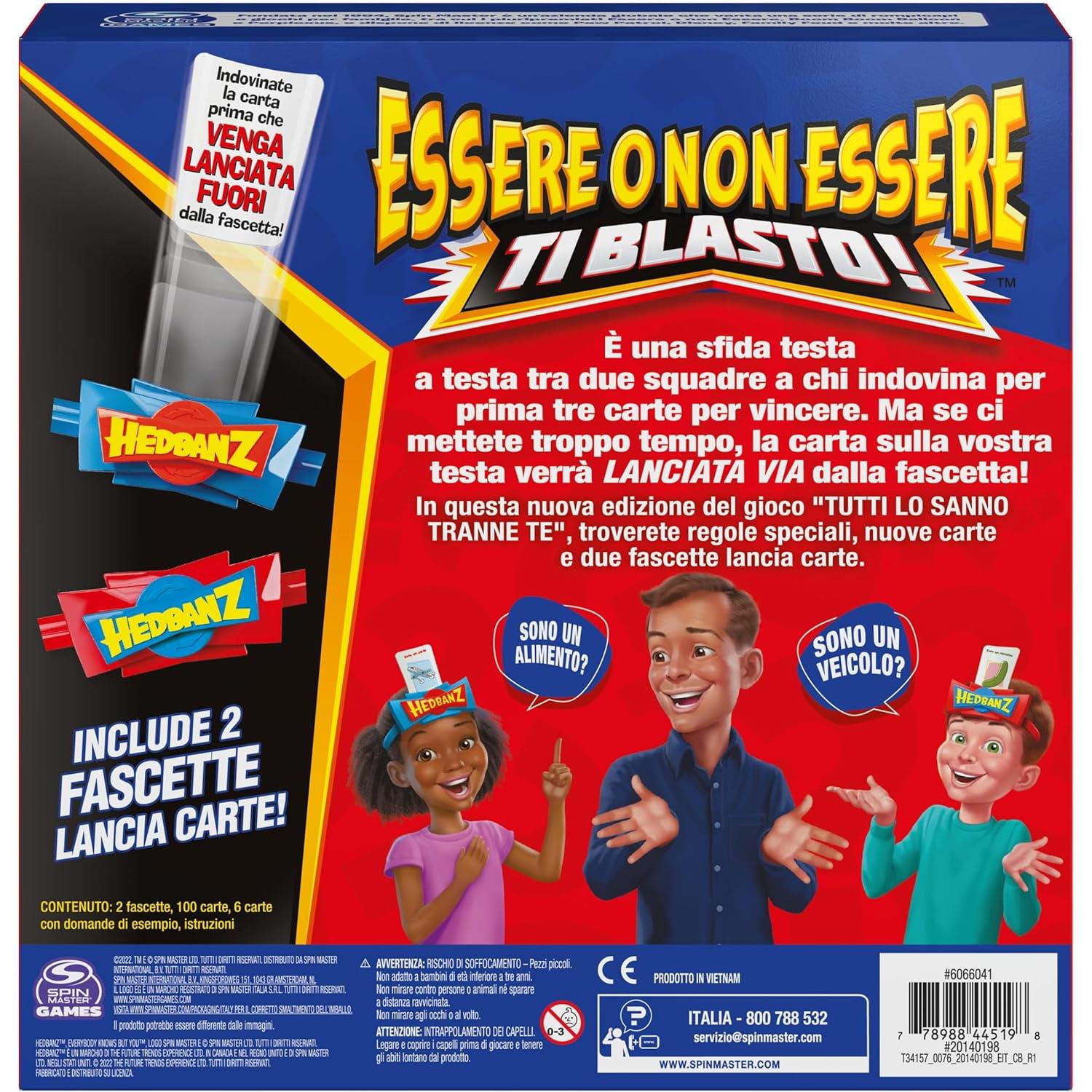Spin Master - Gioco da tavolo Essere o non Essere Ti Blasto!