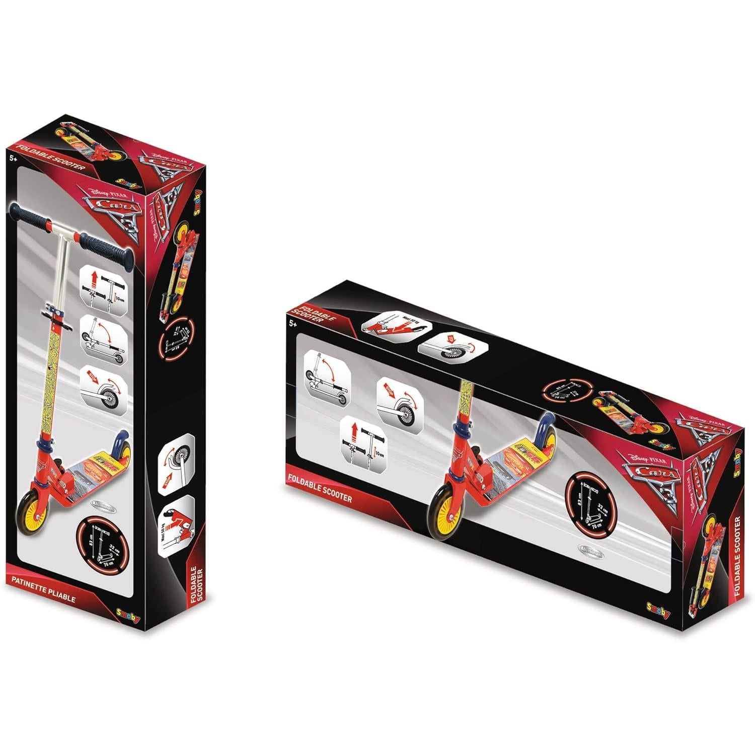 Smoby - Monopattino due ruote Disney Cars