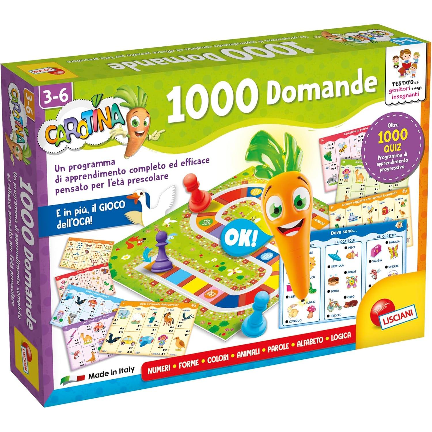 Lisciani - Carotina Penna Parlante 1000 Domande