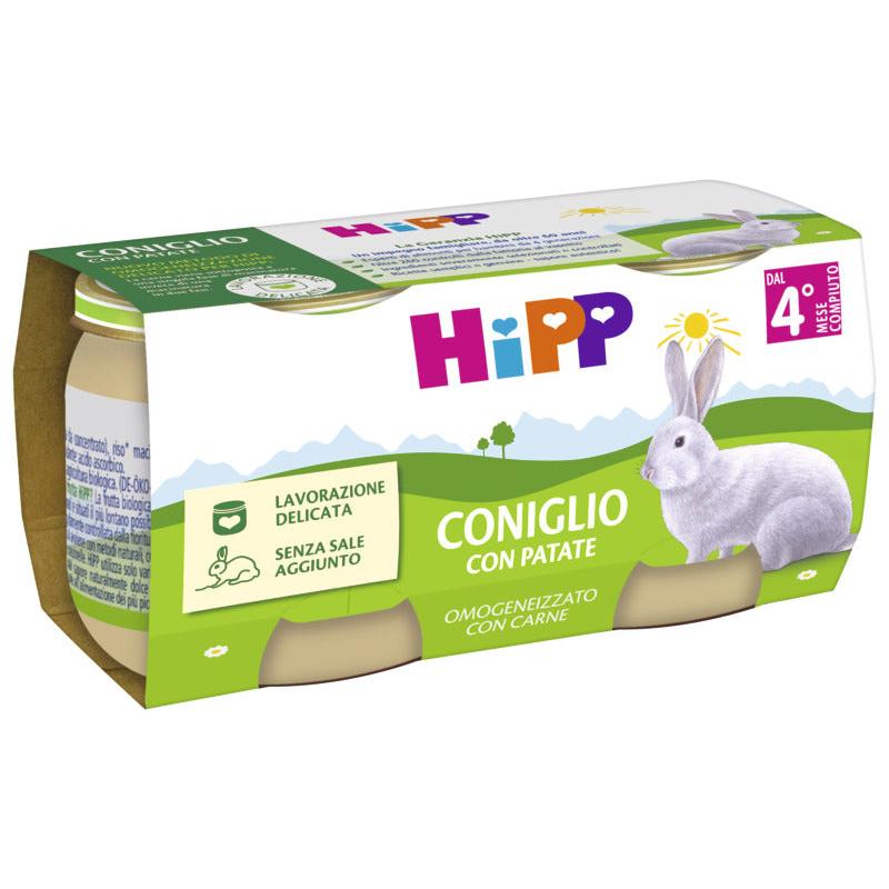 Hipp - Omogeneizzato Carne Coniglio Con Patate: Confezione 2x80 gr