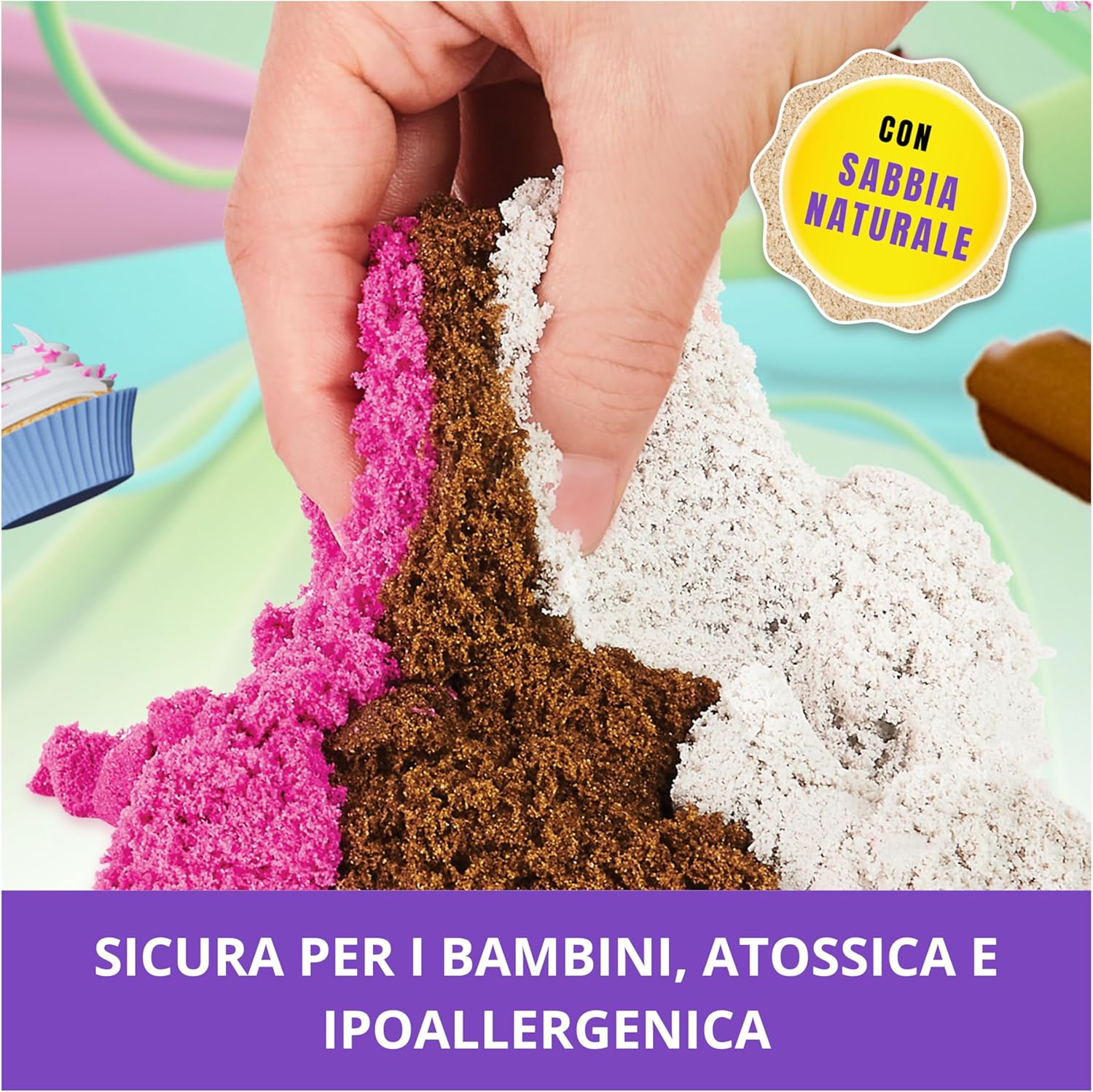 Spin Master - Kinetic Sand playset Gelati Deliziosi