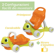 Chicco - Primi Passi Tartaruga 2 in 1