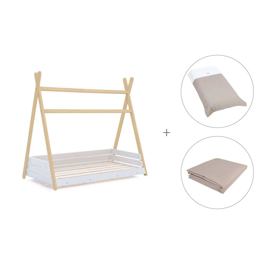 Alondra - Casetta Montessori  + Materasso + Tessile