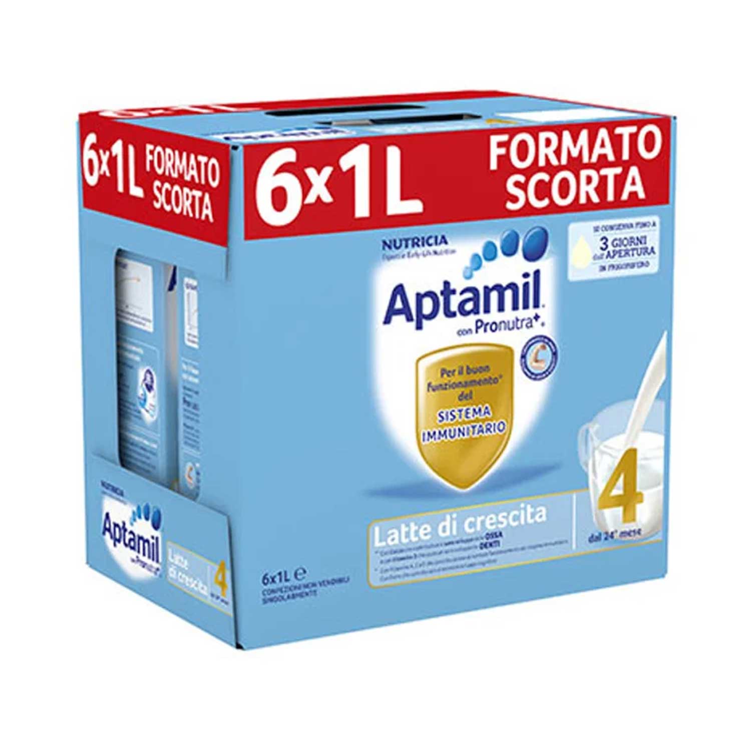 Aptamil - Latte Liquido 4: Confezione 6x1000 ML