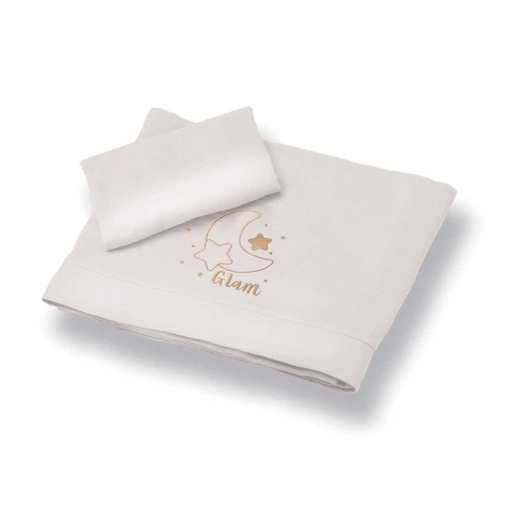 Azzurra Design - Lenzuola Glammy Per Lettino Glam