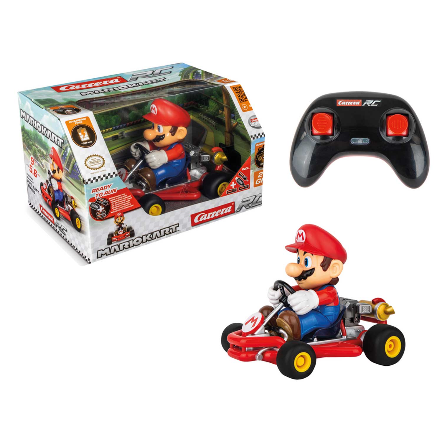 Carrera - Super Mario Radiocomando Pipe Kart 2,4GHz