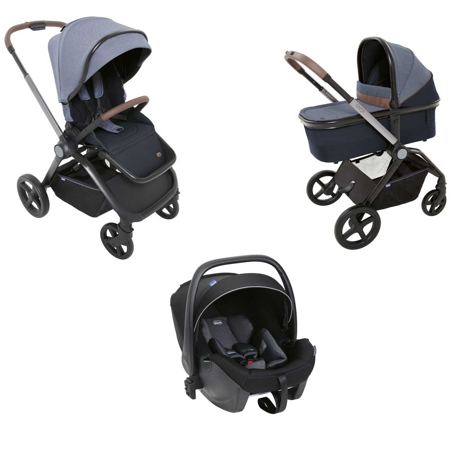 Chicco - Trio Mysa Con Seggiolino Auto Kory Essential