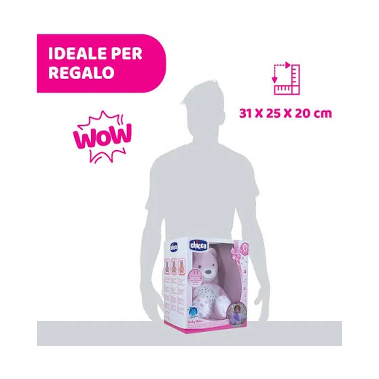 Chicco - Pupazzo proiettore Baby Bear First Dreams