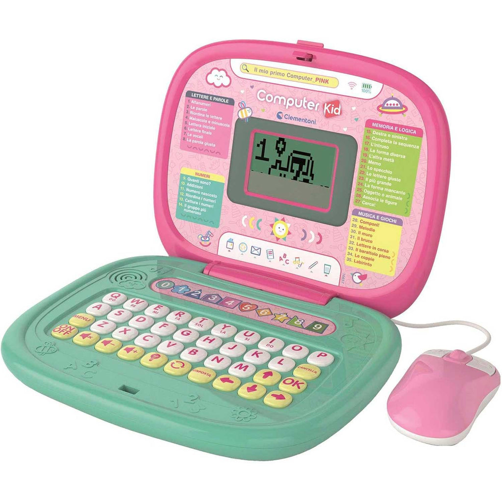 Clementoni - Sapientino Il Mio Primo Computer Pink