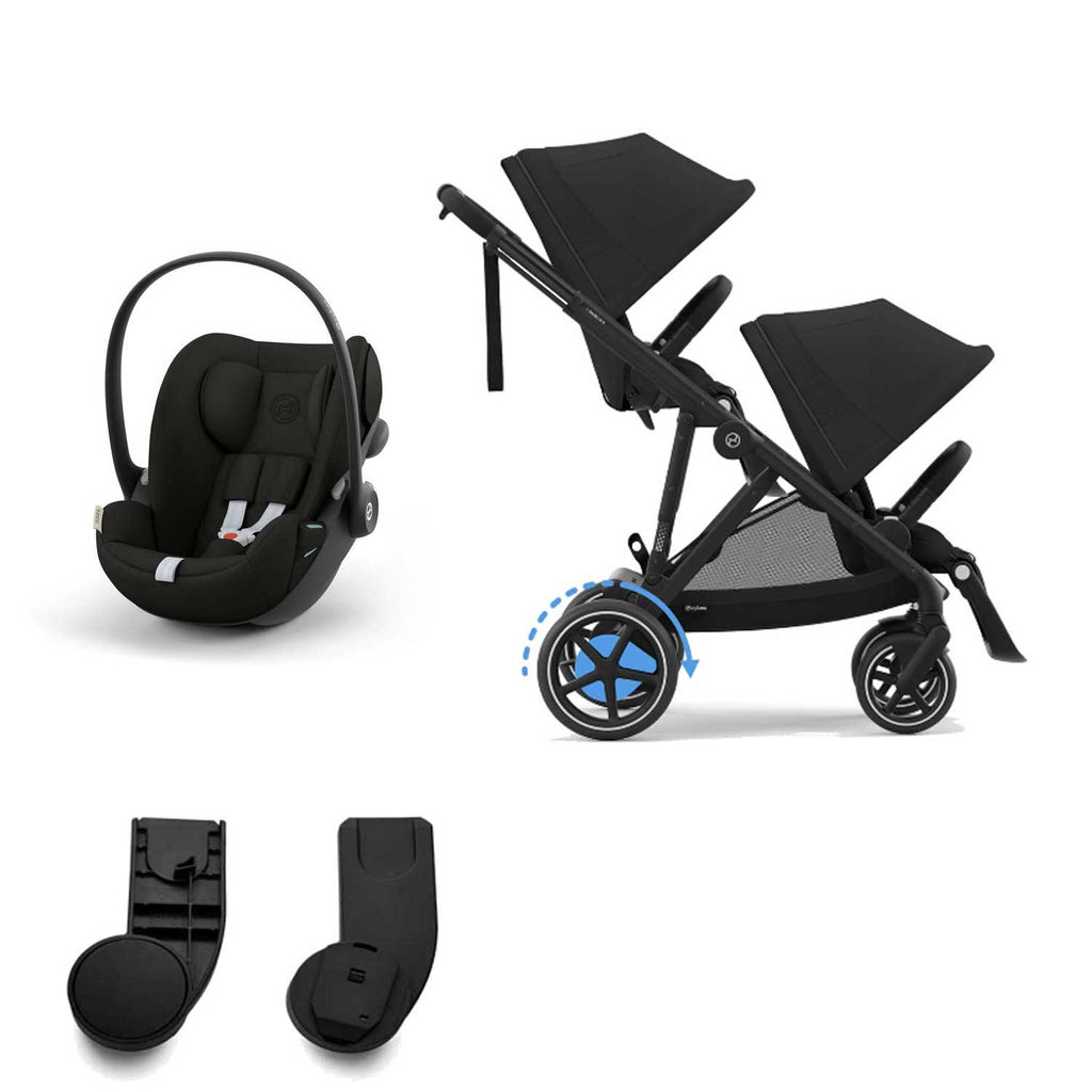 Cybex - E Gazelle S con seconda seduta e Cloud G Isize Plus