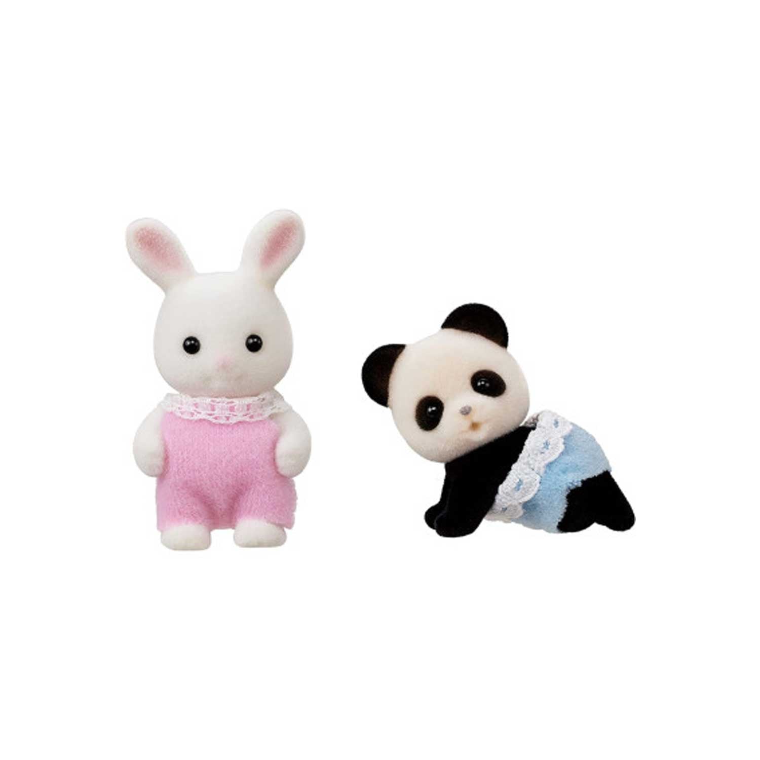 Epoch - Sylvanian Families: Scatola Dei Giochi Per Bebè Coniglio Neve E Bebè Panda