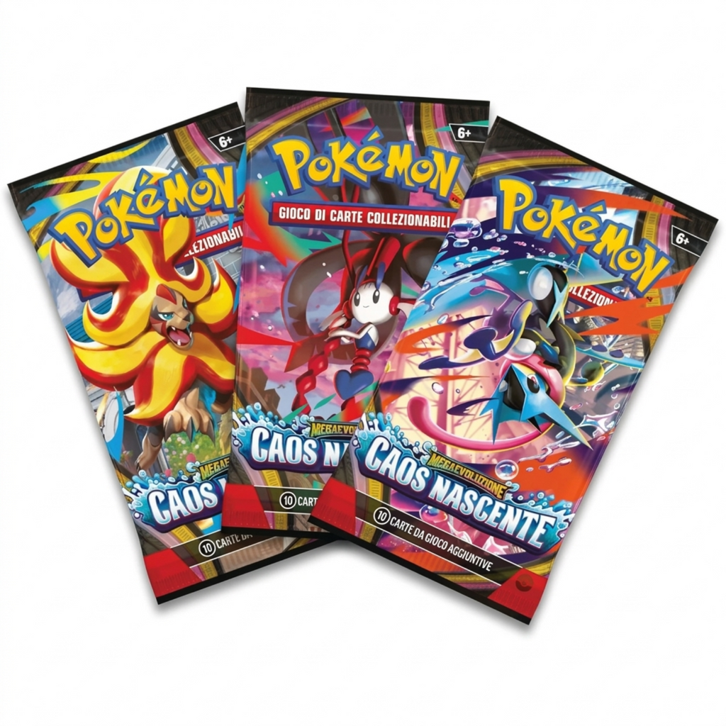 Gamevision - Pokemon Blister 3 Bustine + 1 Card