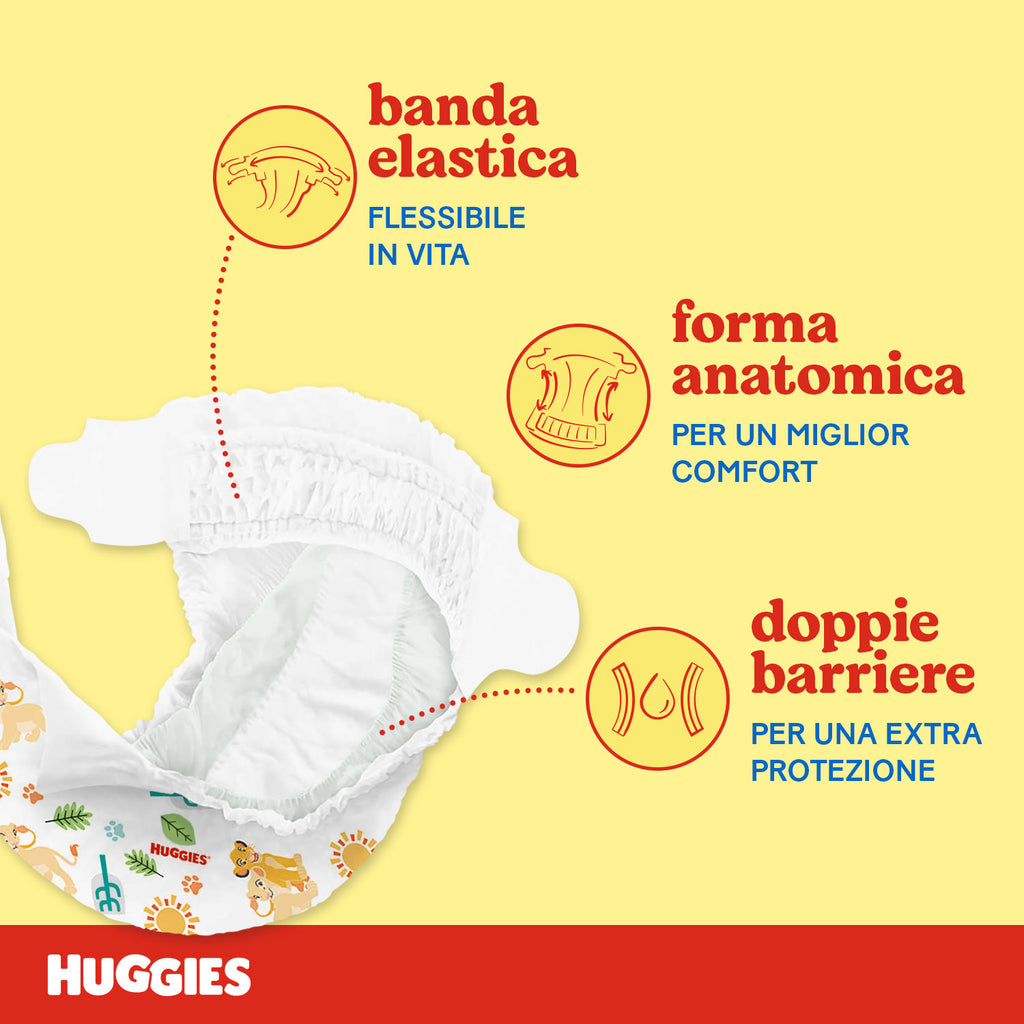 Huggies - Pannolini Unistar taglia 4 (16 pz)