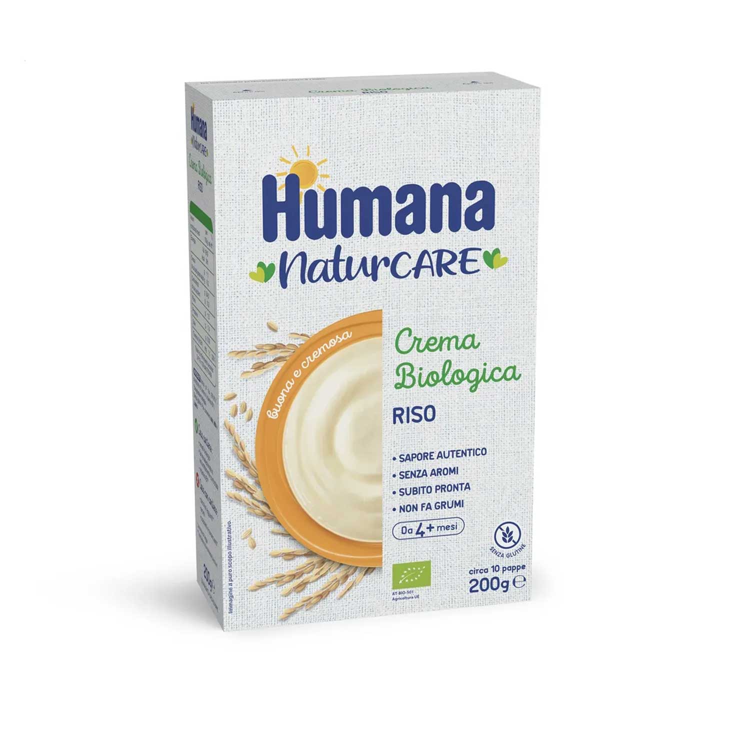 Humana - Crema BIO Riso: Confezione 200 gr
