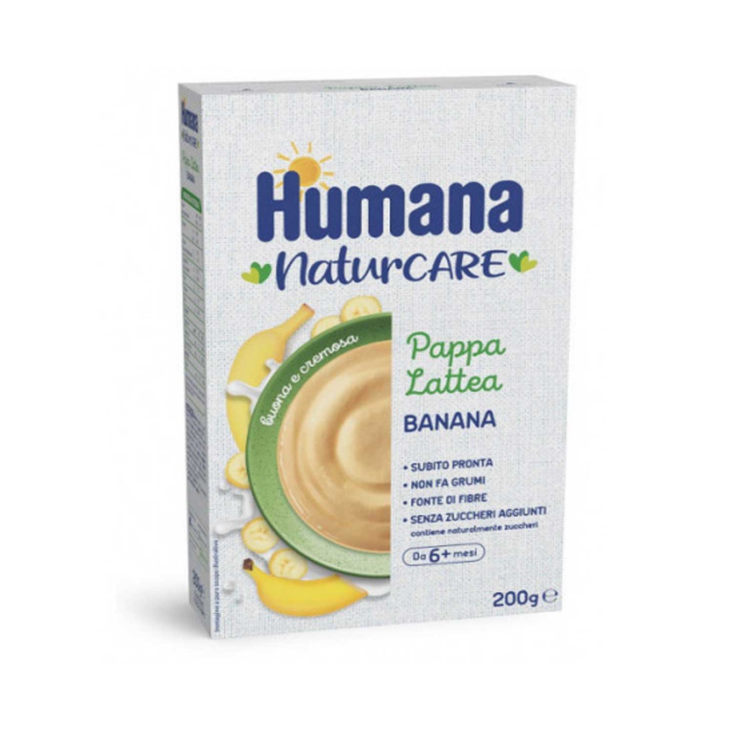Humana - Pappa Lattea Alla Banana: Confezione 200 gr