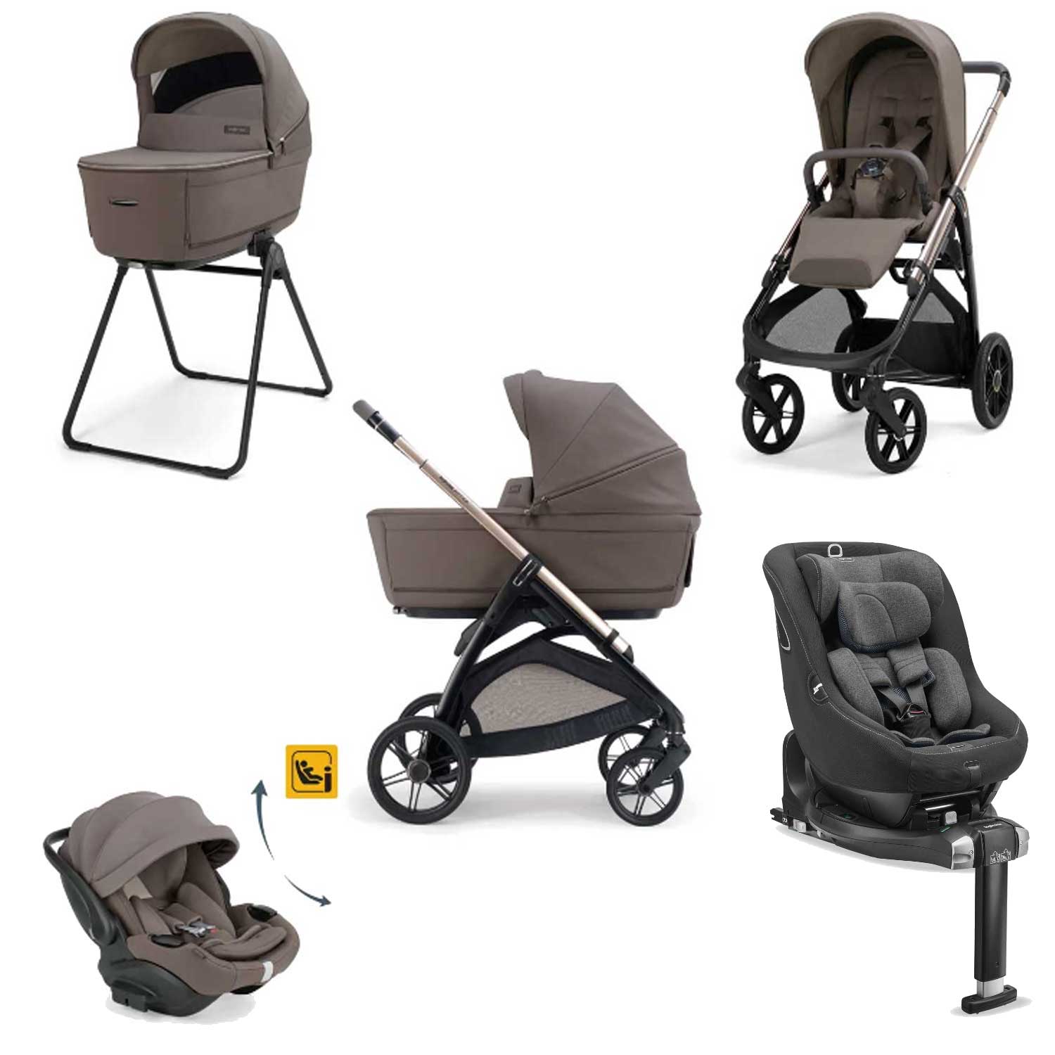 Inglesina - Aptica 2026 Con Darwin Evo Recline Isize + Base Auto Darwin 360 + Darwin Next Stage