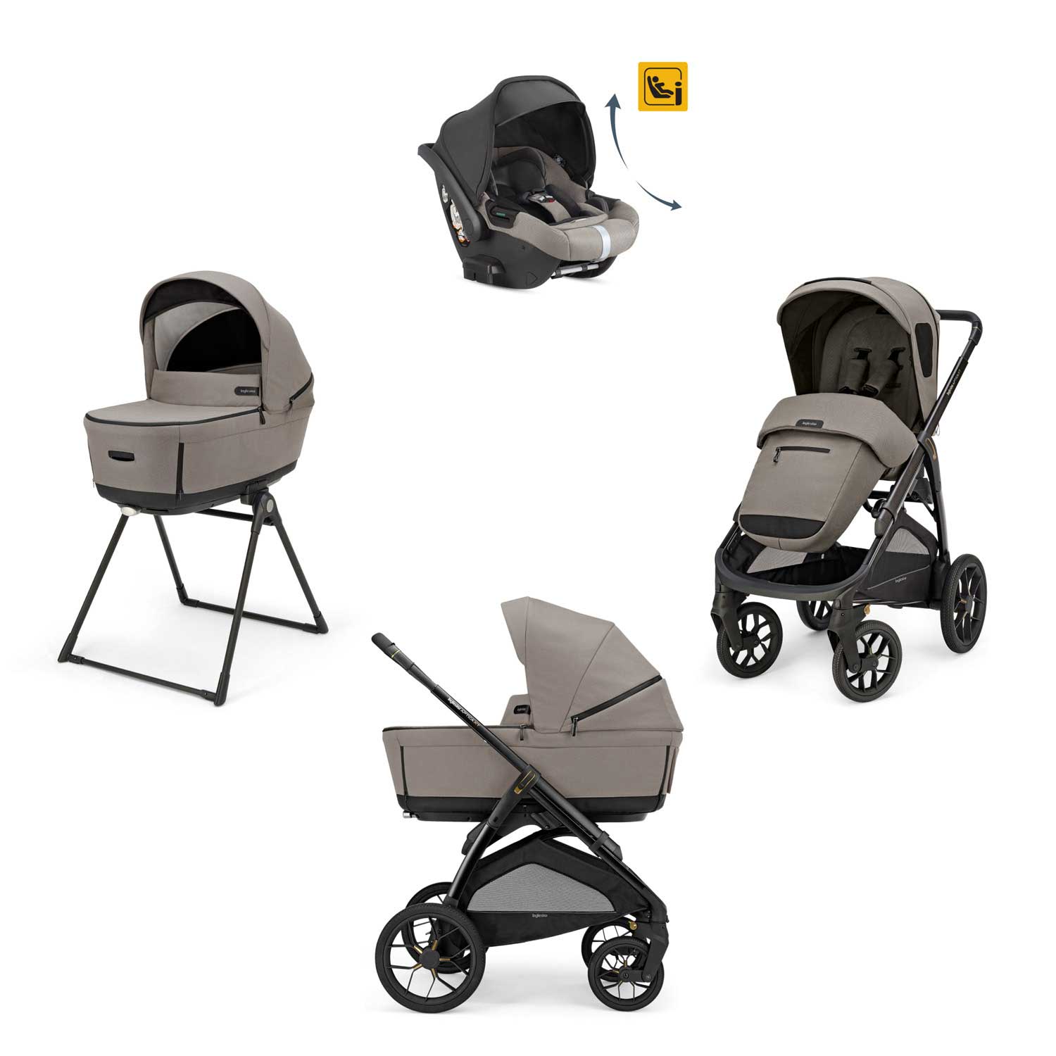 Inglesina - Trio Aptica XT Con Seggiolino Auto Darwin Recline