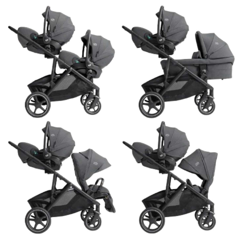 Joie Signature - Trio Gemellare Versiti con 2 sedute, 2 Ramble XL e 2 Sprint I size