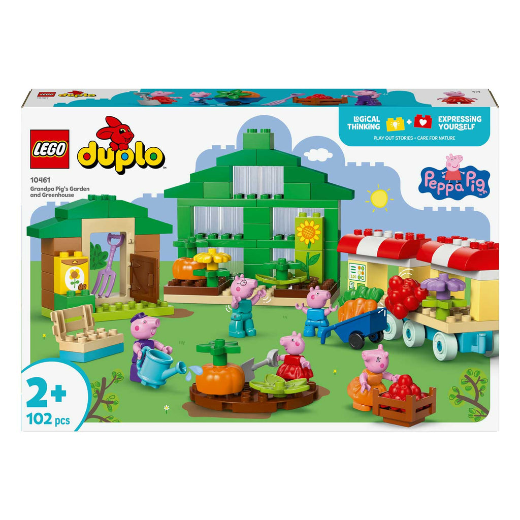 LEGO - Duplo Peppa Pig: Il giardino e la serra di Nonno Pig 10461