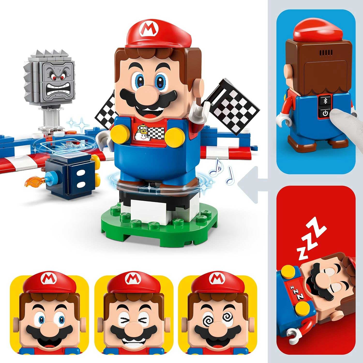 LEGO - Super Mario Mario Kart: Mario Interattivo E Kart Standard 72043