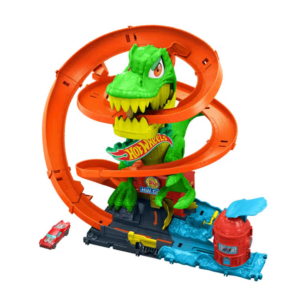 Mattel - Hot Wheels City T-Rex Battaglia Infuocata JBM73
