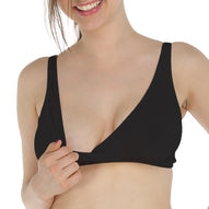 Mysanity - Reggiseno Allattamento Notte Bamboo Nero