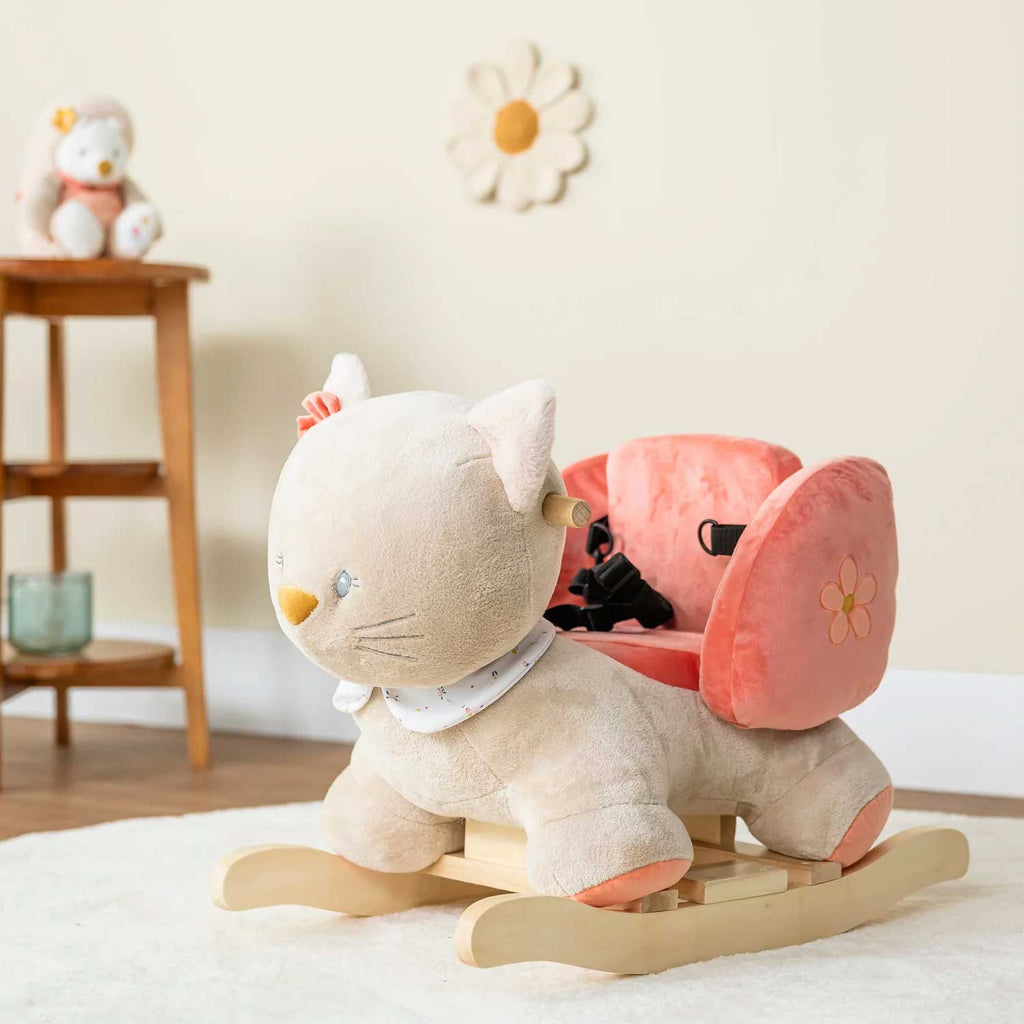 Nattou - Collezione Mila Nala & Zoe: Dondolo Lana La Gattina