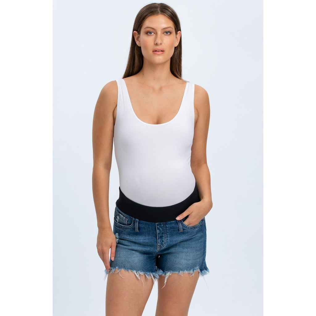 ORIGINAL SHORTS W652 - Pantaloncini Premaman in Denim