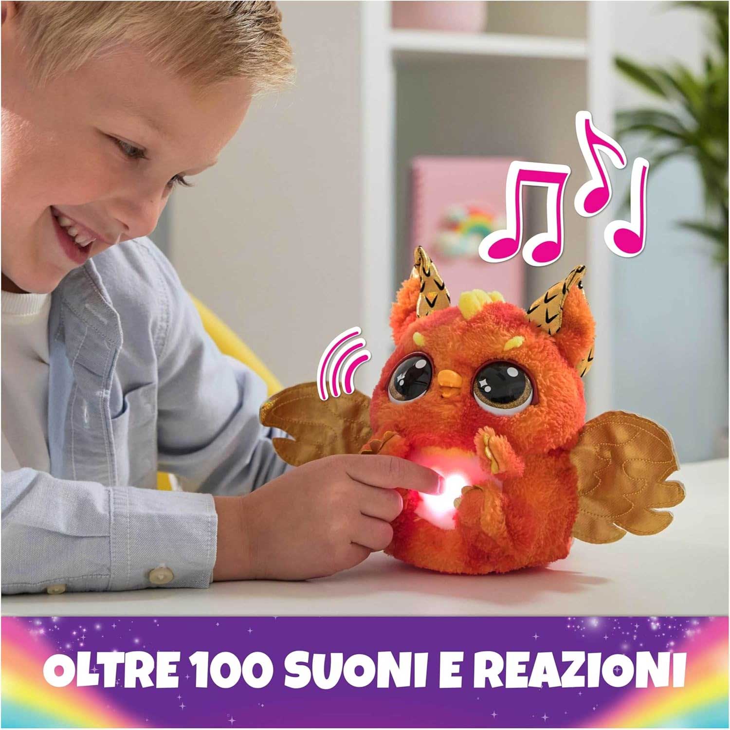 Spin Master - Hatchmals Alive Magico Uovo Versione Draggle Con Peluche A Sorpresa
