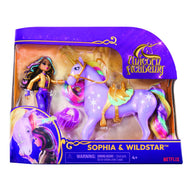 Spin Master - Unicorn Academy Premium Fashion Doll Sophia Wildstar - con luci, Suoni e Musica