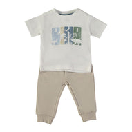 Wonderlife - Completo 2 Pezzi Felpa Manica Corta + Pantalone