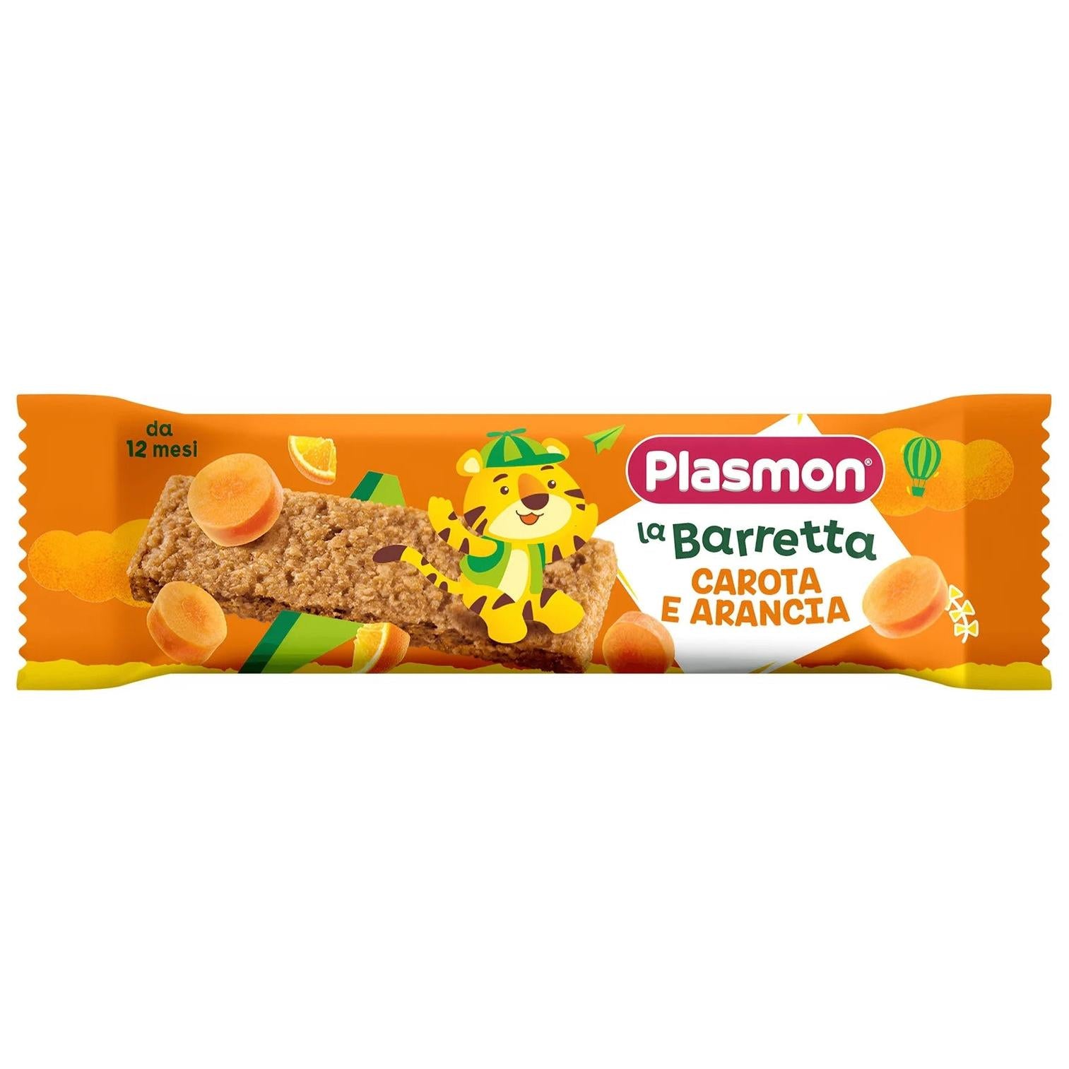 Plasmon - Barretta Carota Arancia: Confezione 20 gr