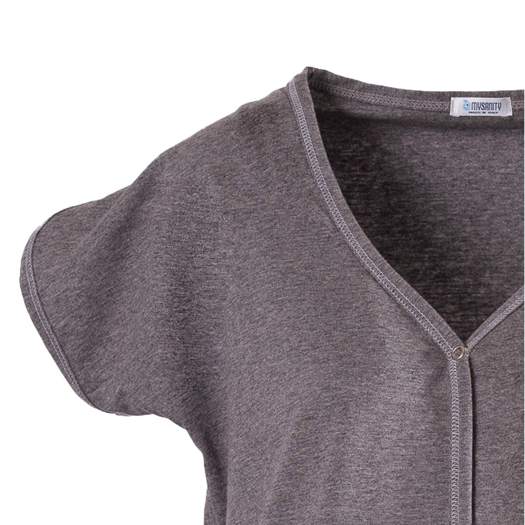Mysanity - Camicia Da Parto Grigio