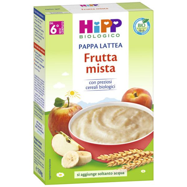 Hipp - Pappa Lattea Frutta Mista: Confezione 250 gr