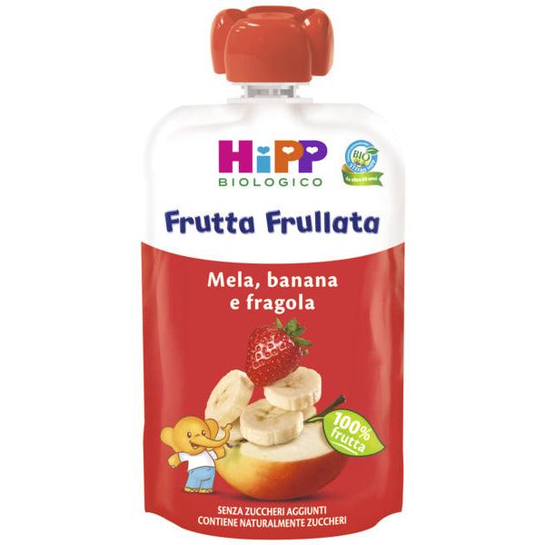Hipp - Frutta Frullata Mela Banana Fragola: Confezione 90 gr