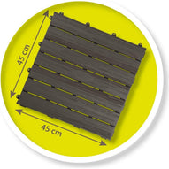 Smoby - Set Di 6 Pannelli 45 X 45 Cm Per Pavimento Casette
