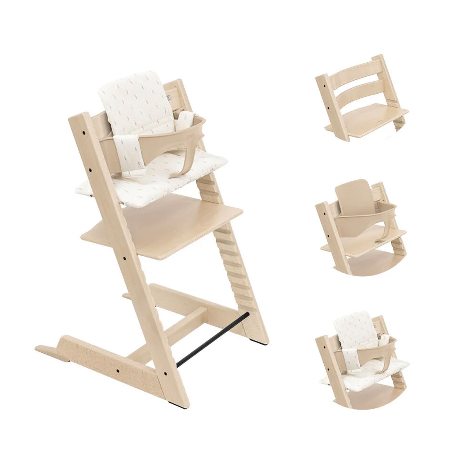 Stokke - Sedia Tripp Trapp + Baby Set + Cuscino Omaggio