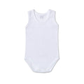 Bebitaly Intimo - Body Bianco Senza Manica 100% Cotone