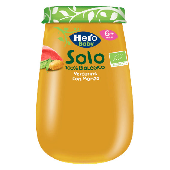 Hero - Omogeneizzato Biologico Verdurine con Manzo 1x190 Gr