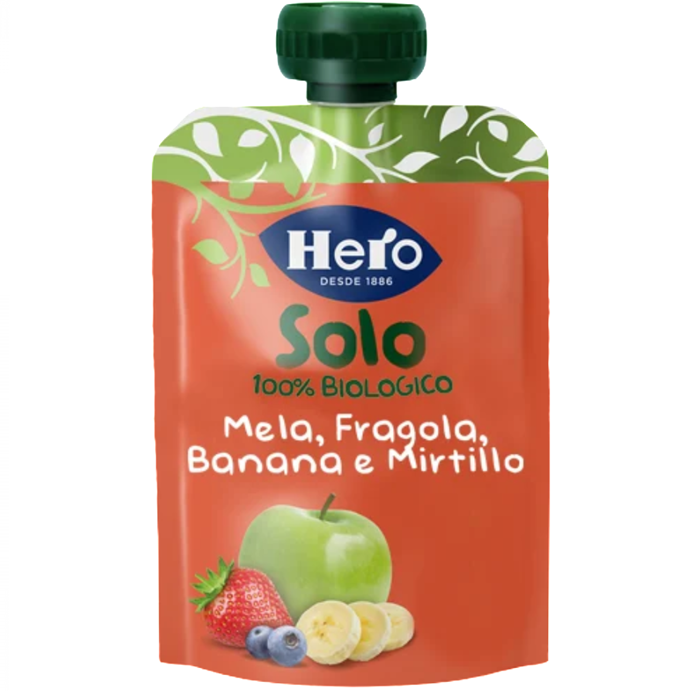 Hero -  Pouch Mela Fragola Banana Mirtilli 1x100 Gr