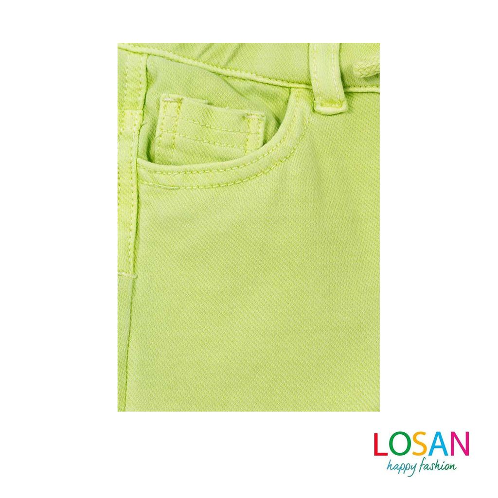 Losan - Bermuda verdi effetto jeans Junior