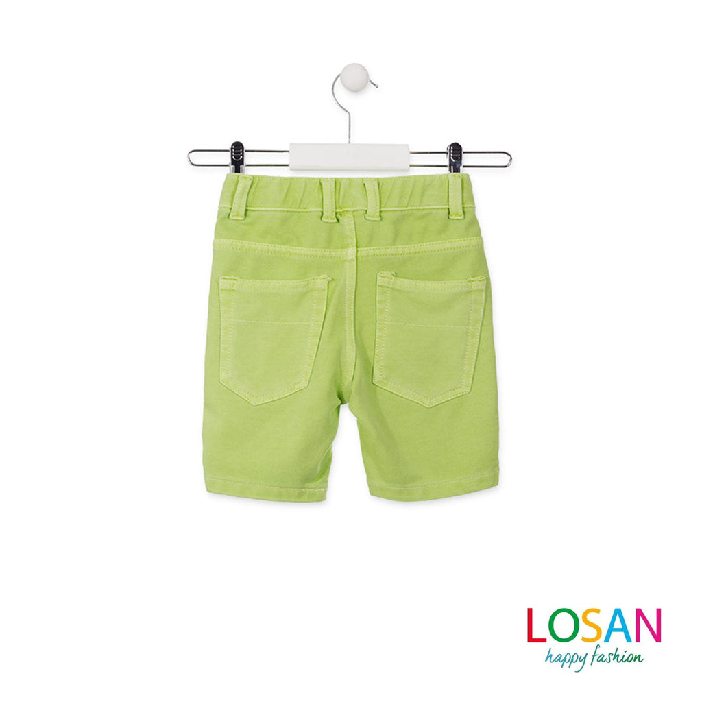 Losan - Bermuda verdi effetto jeans Junior