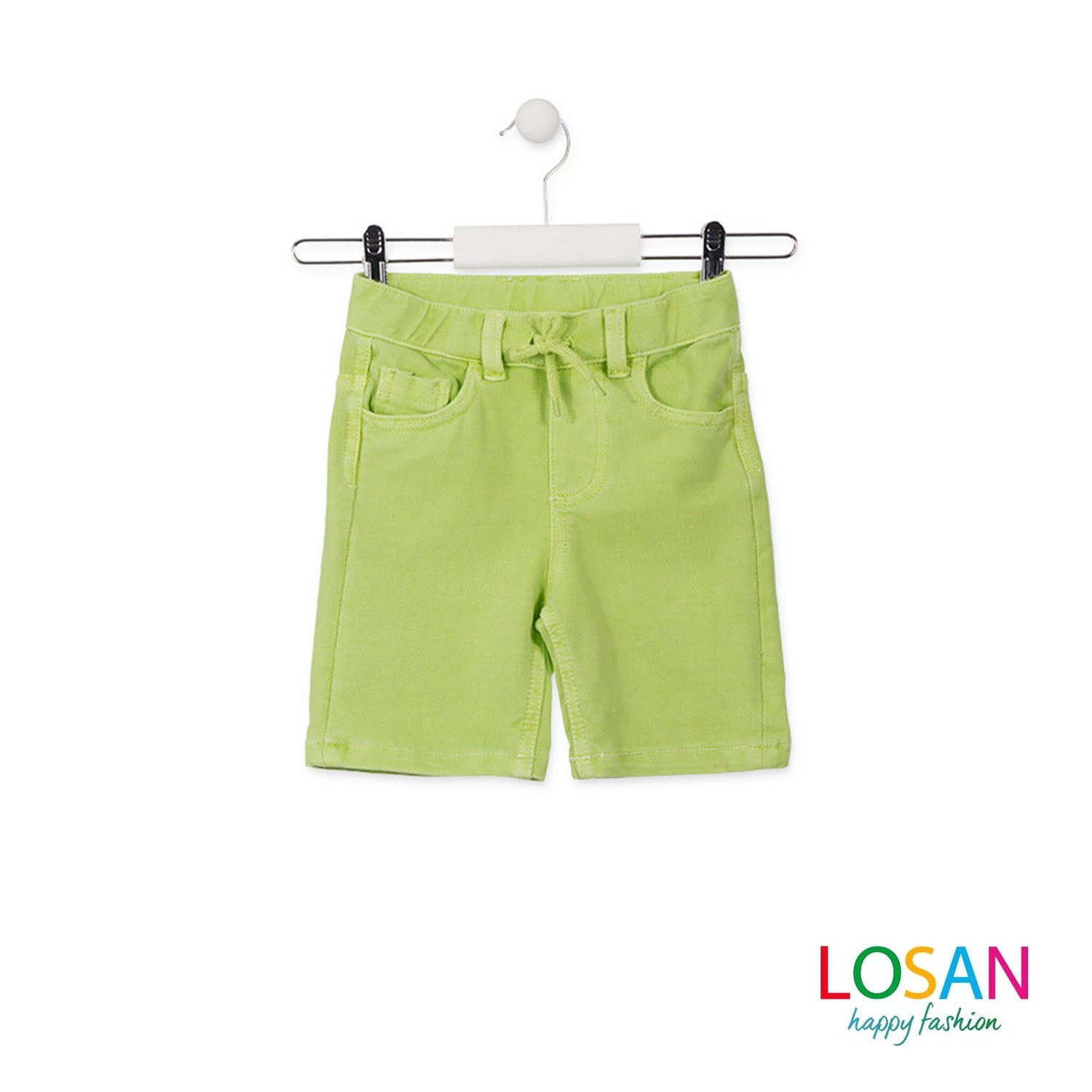 Losan - Bermuda verdi effetto jeans Junior