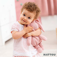 Nattou - Lapidou cotone rosa