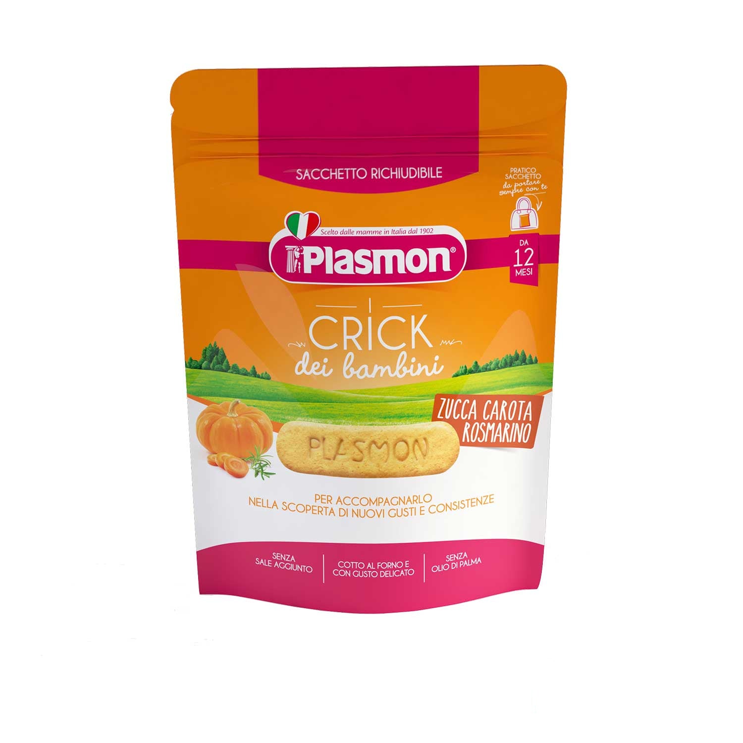 Plasmon Crick Pumpkin. Carrot. Rosemary 100gr